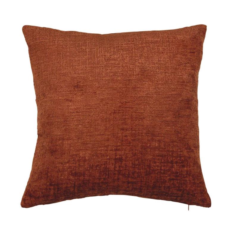 Kuddfodral PARISA stl. 45X45 cm enfärgat, rost