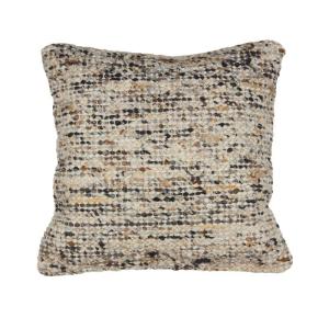 Kuddfodral CALI stl. 50X50 cm, offwhite med bruna ränder