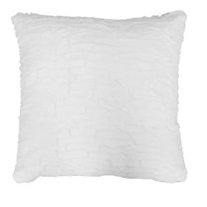 Kuddfodral Mason, mjuk fuskpäls, vit