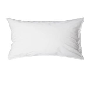 Örngott ELTON, enfärgat vintage tvättat örngott med jeans söm och hotellkänsla i vitt