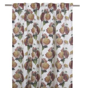Gardinlängd Cissy, storblommig. Stl. 2X135X250 cm, rosa