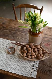 Löpare Benji, inkainspirerat mönster, frans i kortsidorna, beige