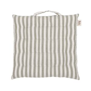 Sittdyna, palldyna Svea, randig med handtag i lindblomsgrönt