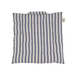 Sittdyna Svea, randig med handtag, Stl. 38X38 cm, denim