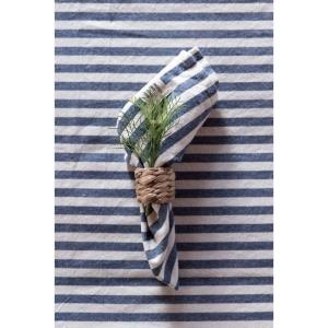 Servett eller liten duk, Svea, klassiskt randig, blå