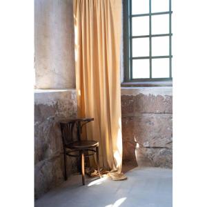 Gardin ESTHER, enfärgad i sammet med lyster, havregul