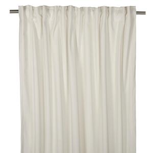 Gardin ESTHER, enfärgad i sammet med lyster, Offwhite