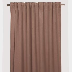 Gardin ESTHER, enfärgad i sammet med lyster, Rosa