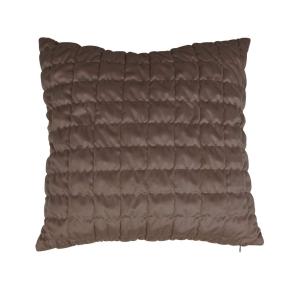 Kuddfodral COLE, i sammet med bubbelmönster, enfärgad. Stl. 48X48 cm, Brun