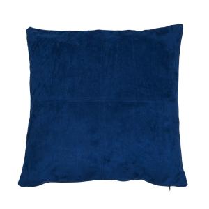 Kuddfodral MOCKI, enfärgad i konstgjord mocka i blått