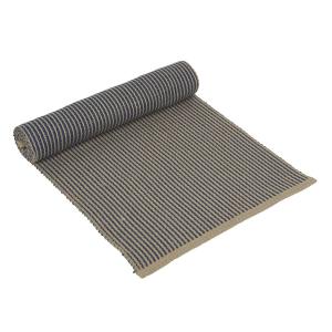 Löpare JAMIE, vävd enfärgad vändbar bordslöpare i marinblå