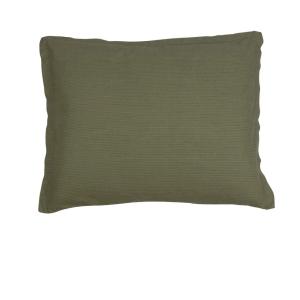 Örngott Yoko, med mörkgröna smala ränder på grön botten.