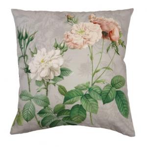 Kuddfodral ROSIE, rosa/grå