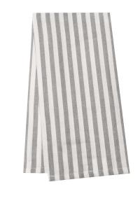 Kökshandduk STRIPE randig, 2-pack, grå