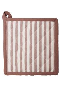Grytlapp STRIPE 2-pack randig, ljung