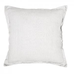 Kuddfodral LINNE, enfärgat, vit