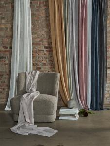 Gardinlängd BRUCE, enfärgad, gul