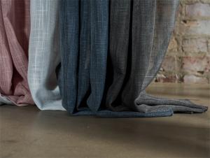 Gardinlängd BRUCE, enfärgad, mörkgrå