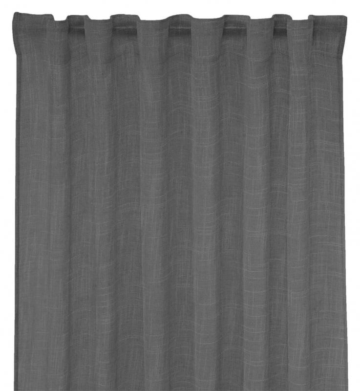 Gardinlängd BRUCE, enfärgad, mörkgrå