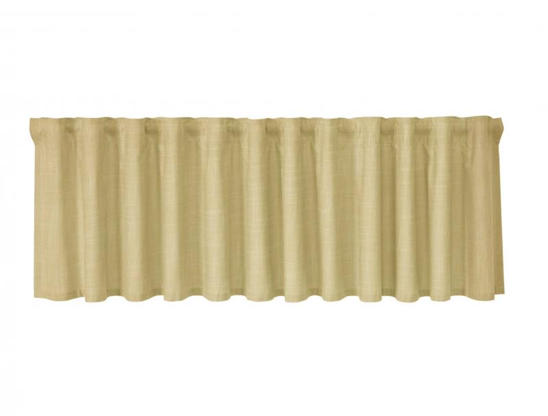 Gardinkappa BRUCE, enfärgad, gul