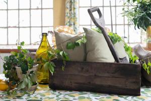 Kuddfodral MALVA, enfärgad i sand