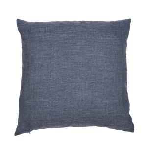Kuddfodral RIO, enfärgad med struktur i tyget i marinblått