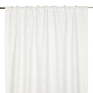 Gardin RIO, enfärgad med struktur i tyget i offwhite