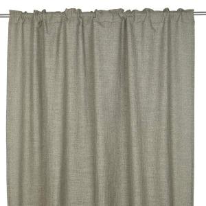 Gardin RIO, enfärgad med struktur i tyget i grönt