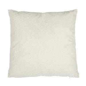 Kuddfodral LEON med jacquardvävt leopardmönster i skimrande offwhite