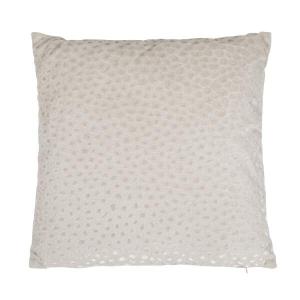 Kuddfodral LEON med jacquardvävt leopardmönster i skimrande linnefärg