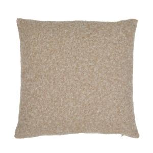 Kuddfodral OLLE i tyg liknande tovad ull i linnefärg