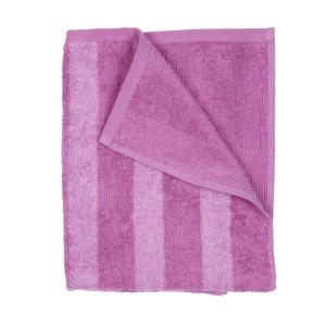 Frotté STRIPE randig handduk i cericerosa, finns i tre olika storlekar