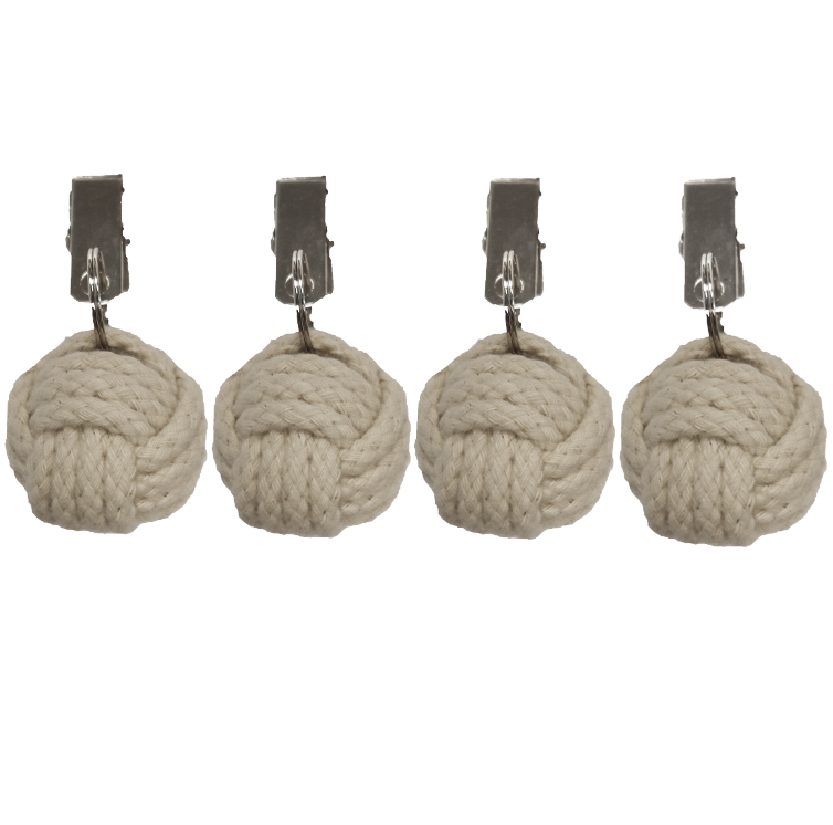 Duktyngd KNOP, 4-pack, offwhite