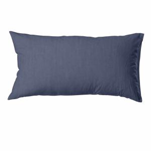 Örngott ELTON, enfärgat vintage tvättat örngott med jeans söm och hotellkänsla i marinblå