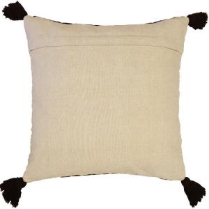 Kuddfodral BENJI, med tofsar, brun