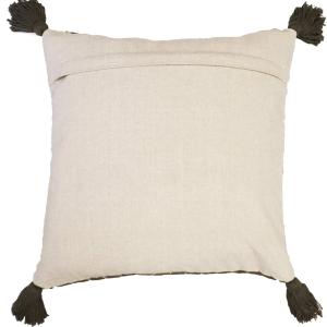 Kuddfodral BENJI, med tofsar, grön