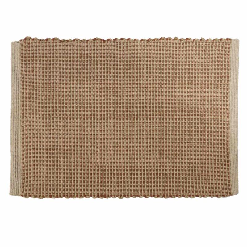 Tablett ASTON, bom/jute, cognac