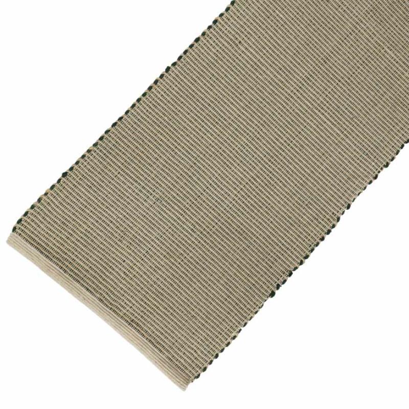 Löpare ASTON, bom/jute, grön