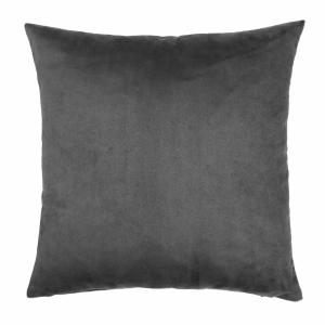Kuddfodral ZOE 45x45cm mocka-look, grå