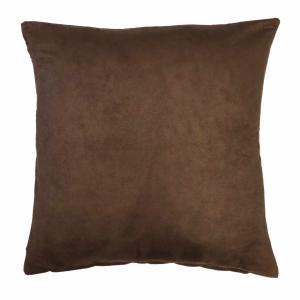Kuddfodral ZOE 45x45cm mocka-look, brun