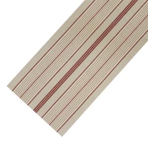 Löpare ULLA 35x120cm randig, röd/beige