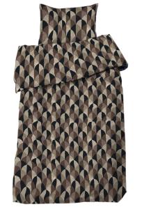 Bäddset FORTH 2-dels, svart/brun