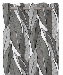 Gardinlängd BLAD 2x120x240 cm, grå