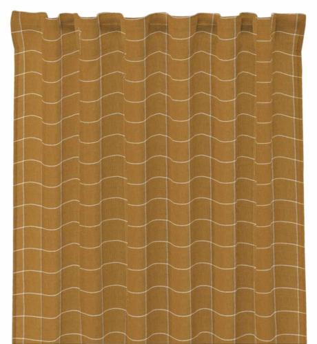 Gardinlängd NEA BIG 2x120x250cm rutig, lejon