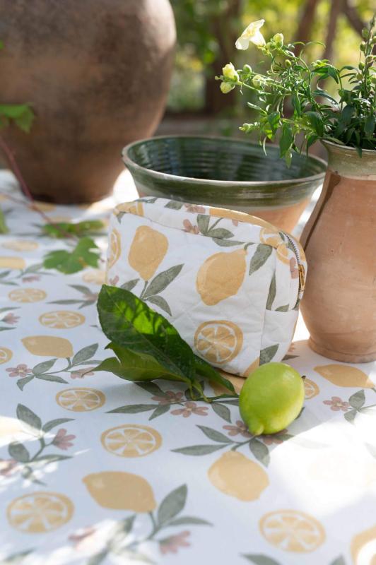 Necessär AMALFI med gula citroner