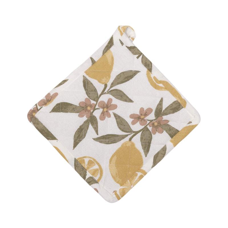 Grytlapp AMALFI med gula citroner