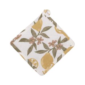 Grytlapp AMALFI med gula citroner