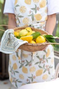 Förkläde AMALFI med gula citroner