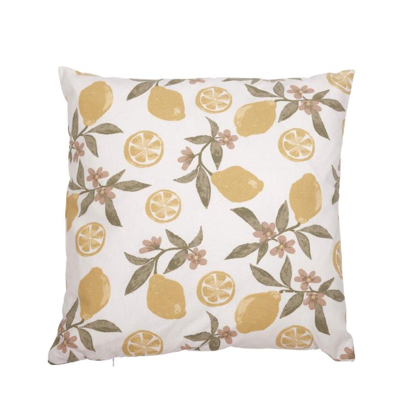 Kuddfodral AMALFI med gula citroner