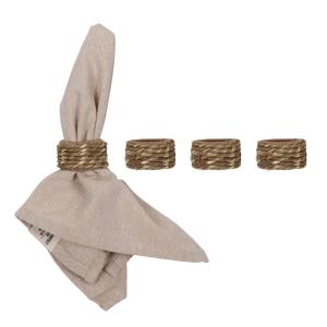 Servettring BOB i fyrpack, omsvept av jute och raffia